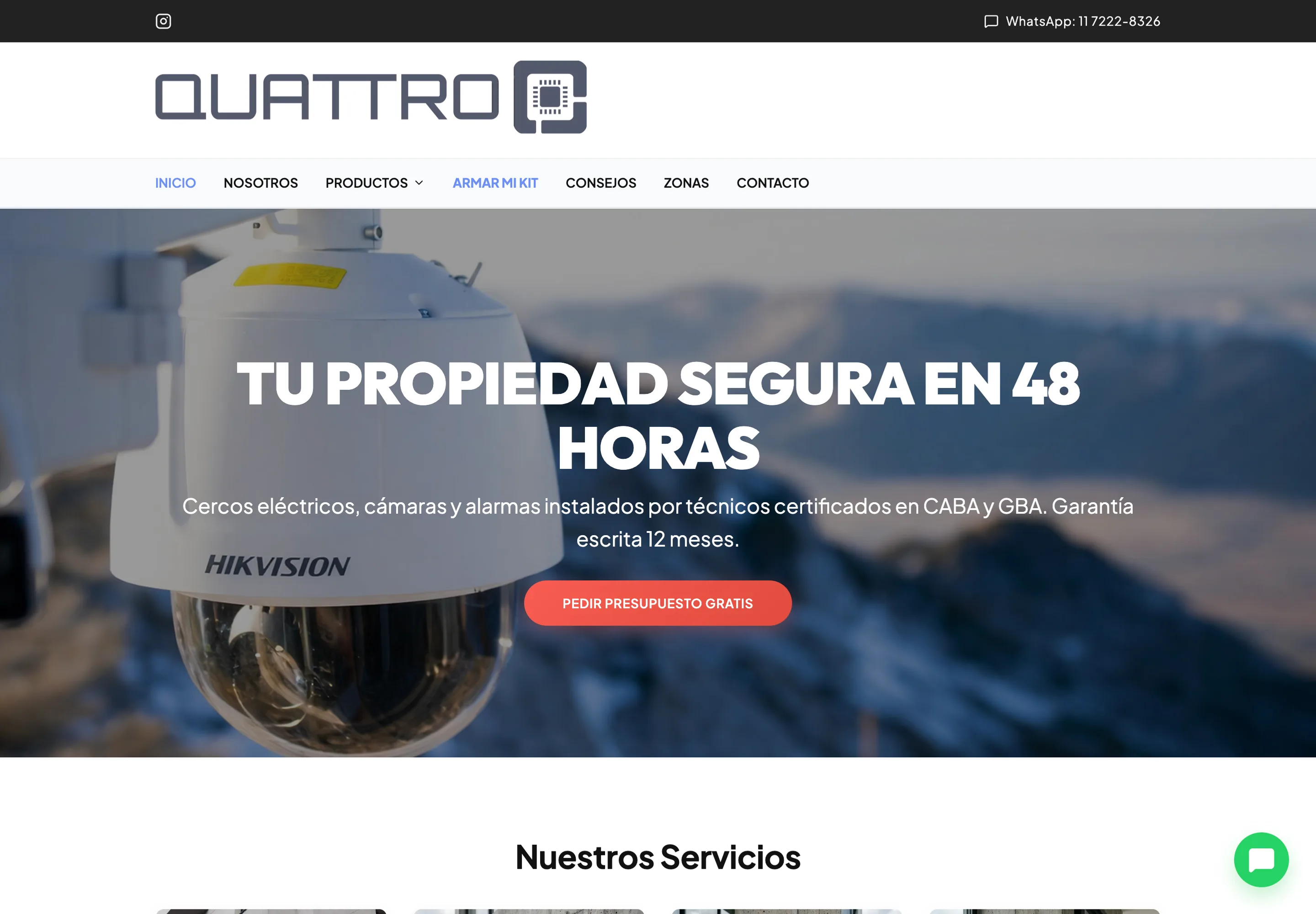 Quattro Seguridad Website